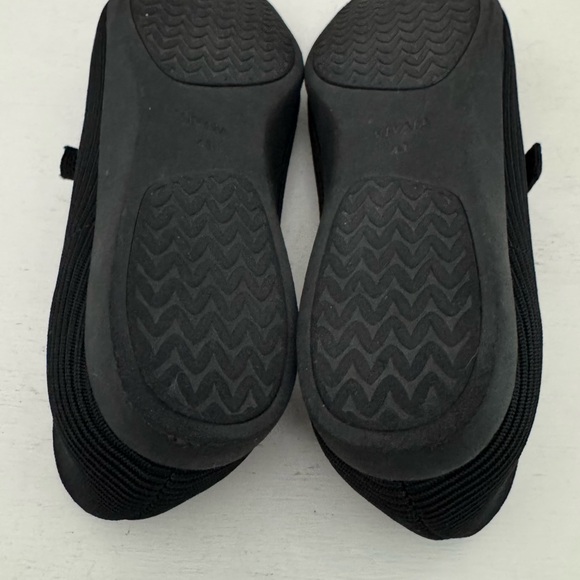 Vivaia Margot Square Toe Mary Jane Black Comfort Flat Shoes Size 43 - Picture 10 of 14